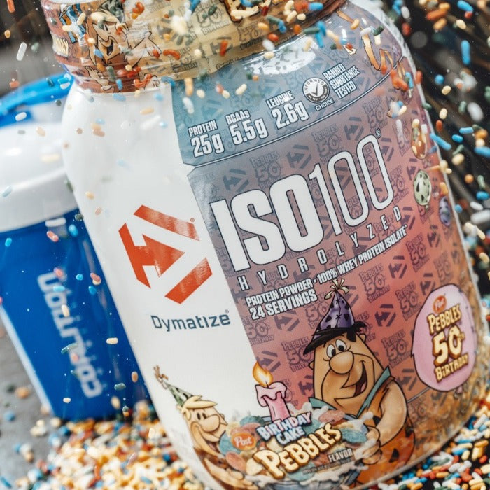 Birthday Cake Pebbles Dymatize Iso 100 Coalition Nutrition 