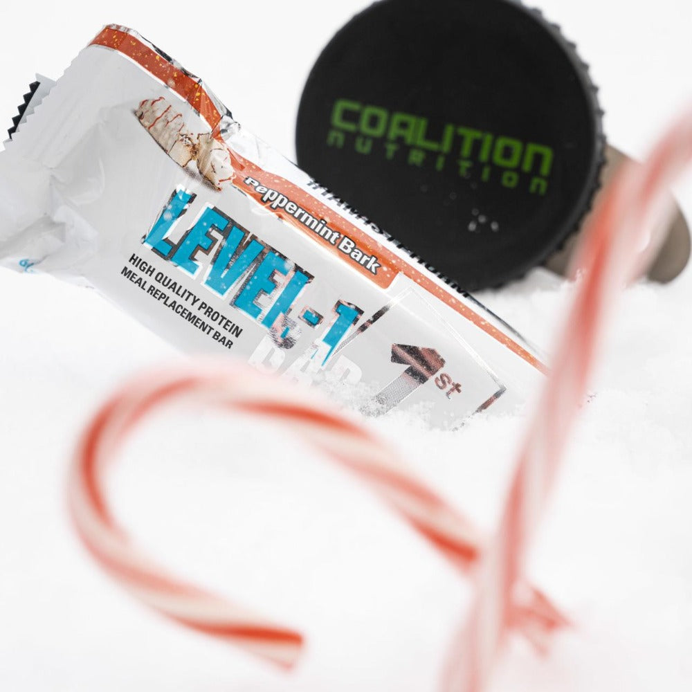 Peppermint Bark 1st Phorm Level-1 Bar Coalition Nutrition 