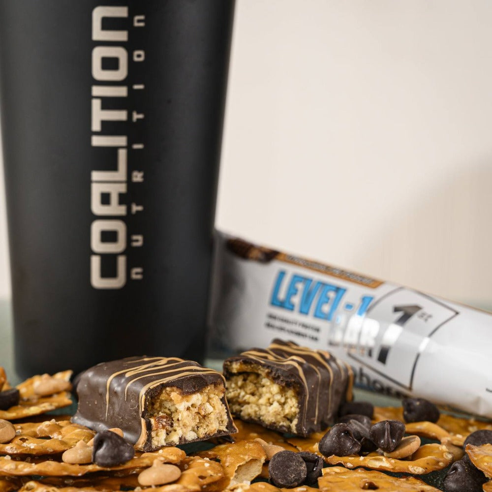 Chocolate PB Pretzel 1st Phorm Level-1 Bar Coalition Nutrition 