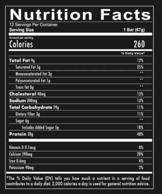 Redcon1 MRE Bar