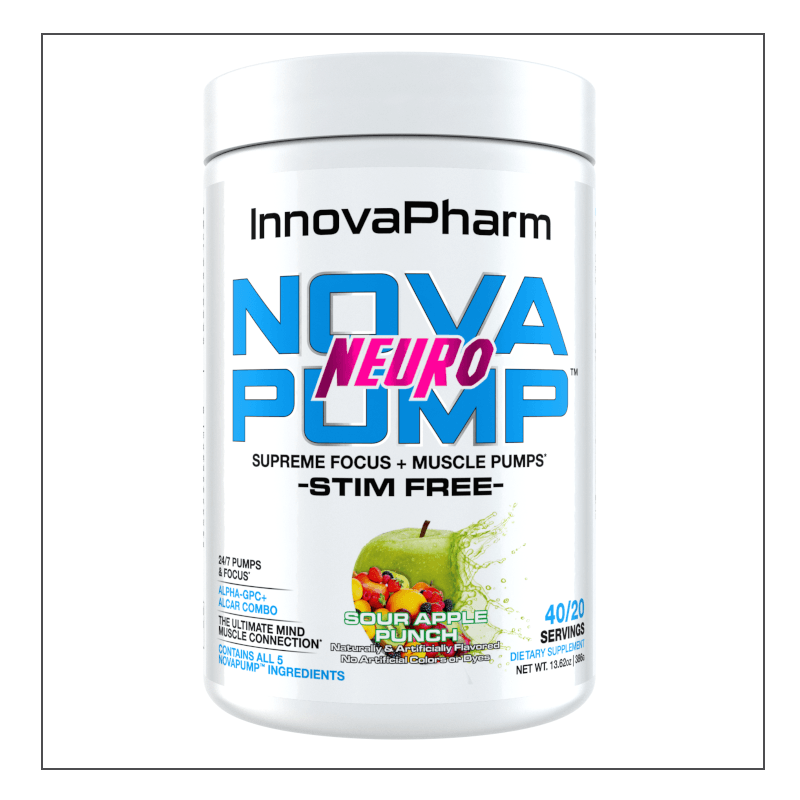 Sour Apple Punch flavor Innova Pharm NovaPump Neuro CoalitionNutrition