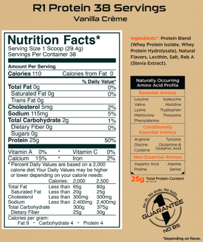 CoalitionNutrition,Rule 1 - Protein Naturally Flavored and Sweetened - CoalitionNutrition