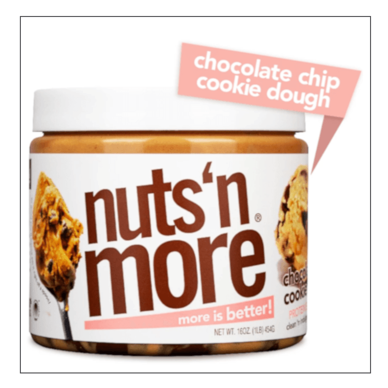 Chocolate chip cookie dough Nuts N More Peanut Butter Coalition Nutrition