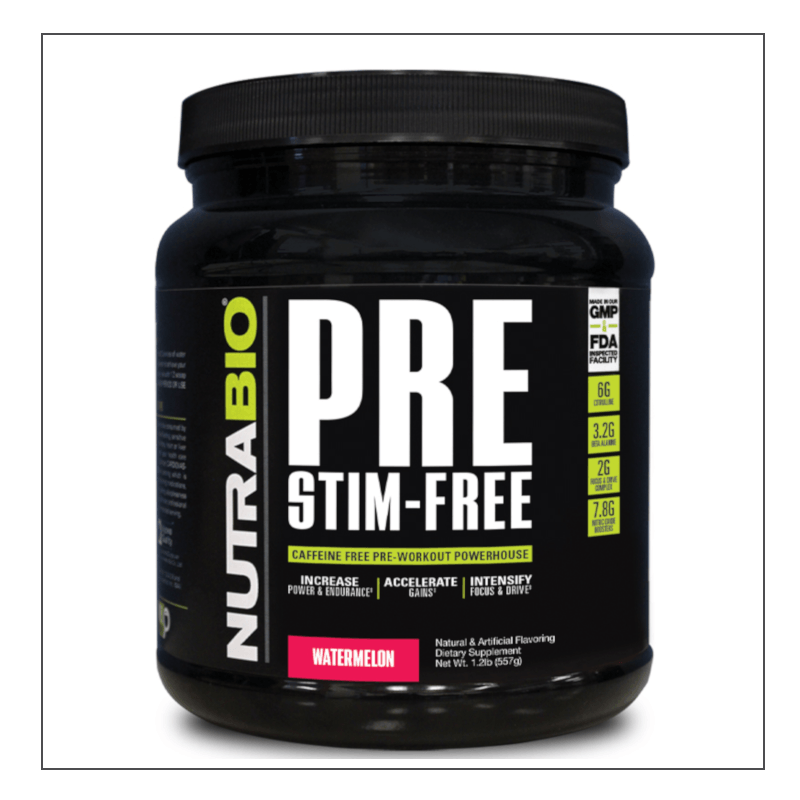 CoalitionNutrition,Nutra Bio - Pre Stim Free - CoalitionNutrition