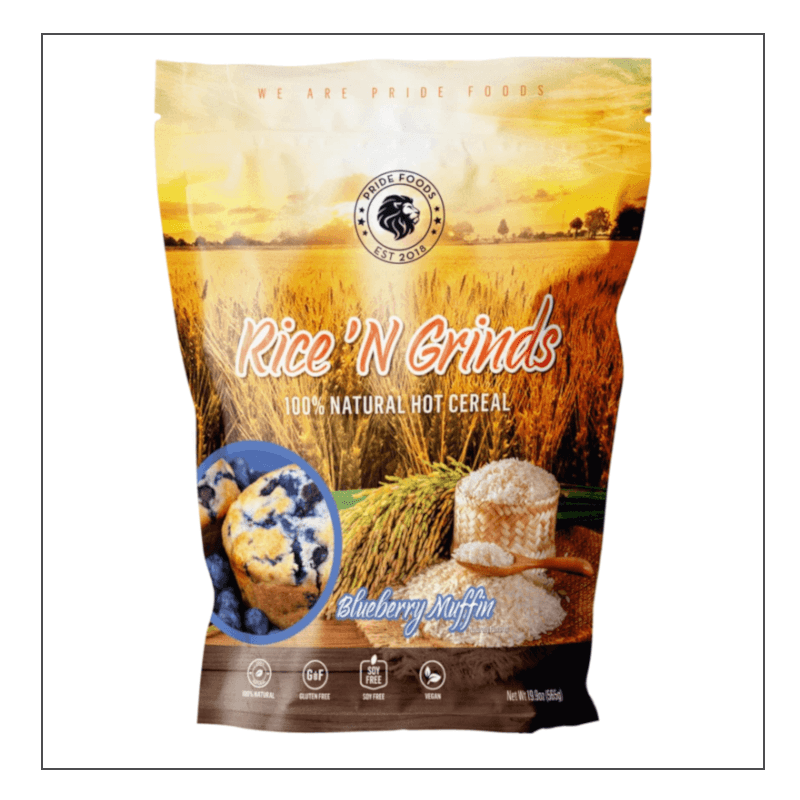Blueberry Muffin Flavor Pride Foods Rice 'N Grinds Coalition Nutrition