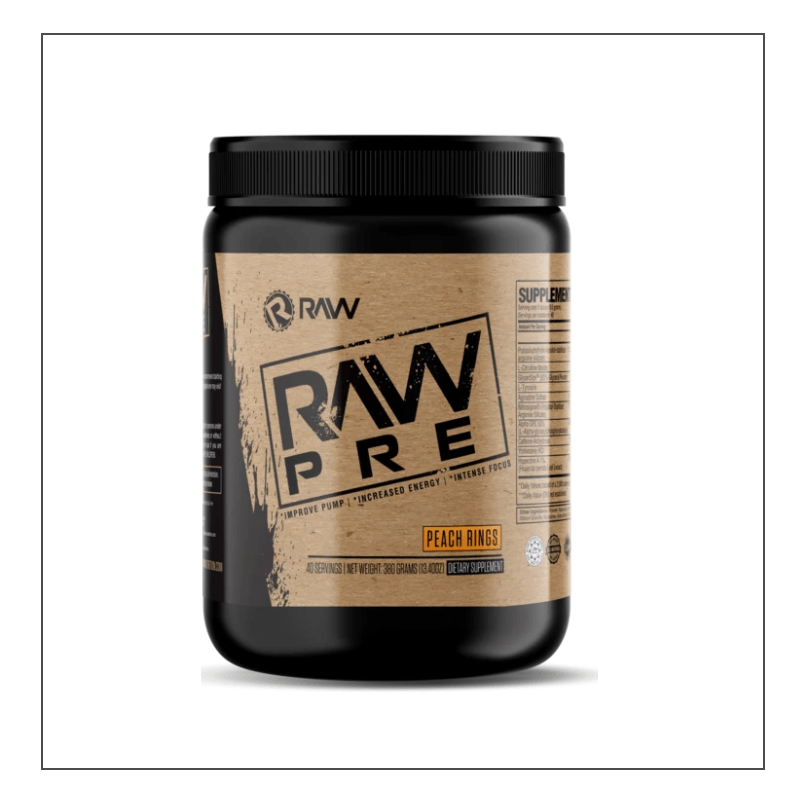 Peach Ring RAW Nutrition Pre Coalition Nutrition 