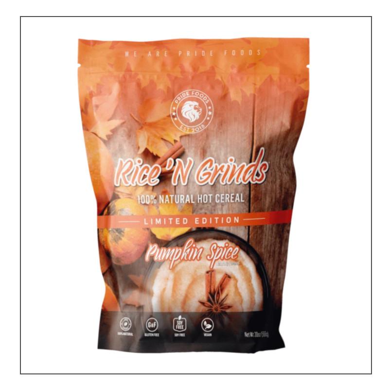 Pumpkin Spice Flavor Pride Foods Rice 'N Grinds Coalition Nutrition