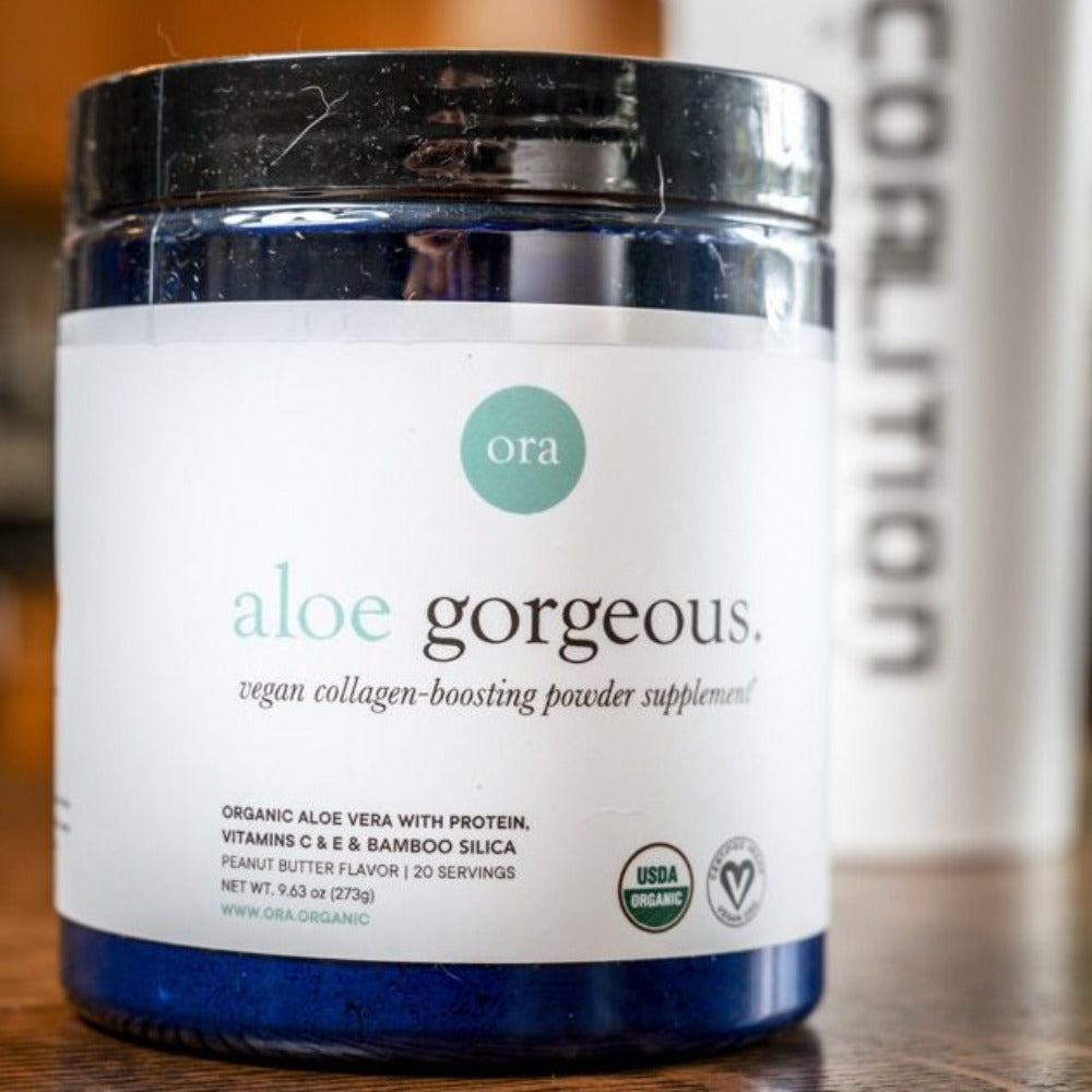 Ora Organic Aloe Gorgeous, Vegan Collagen-boosting powder Coalition Nutrition