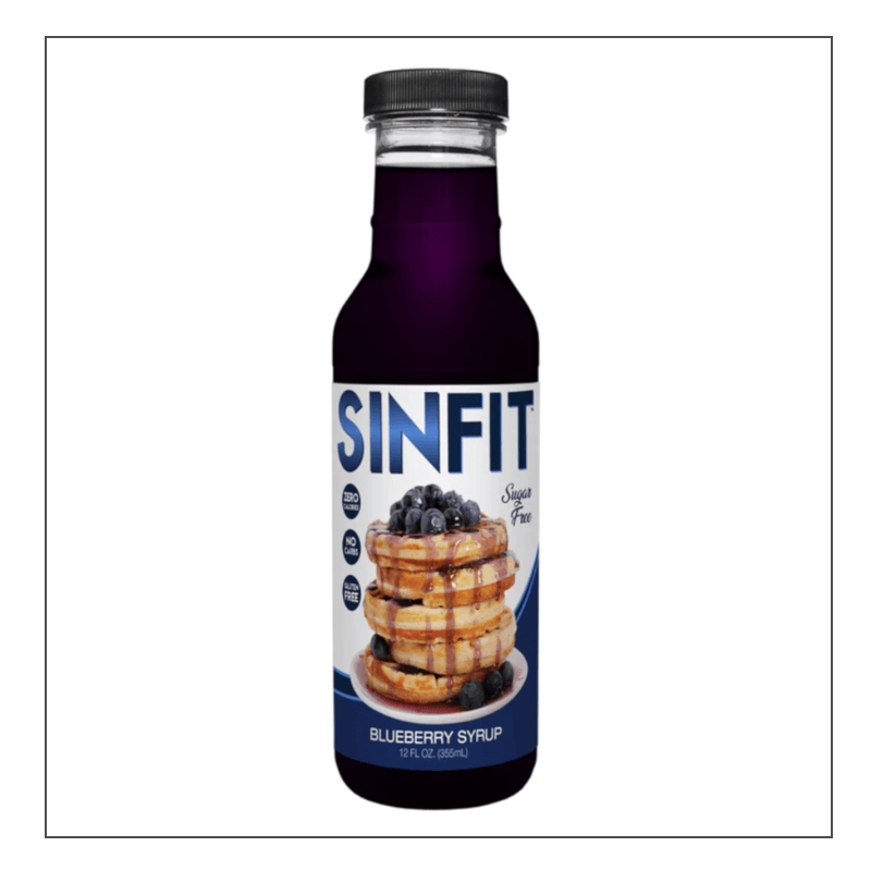 Blueberry Syrup Flavored SinFit Syrup Coalition Nutrition 