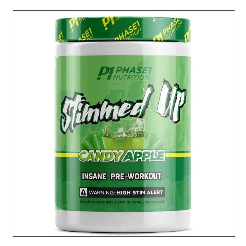 Phase 1 Nutrition Stimmed Up Pre Workout Candy Apple