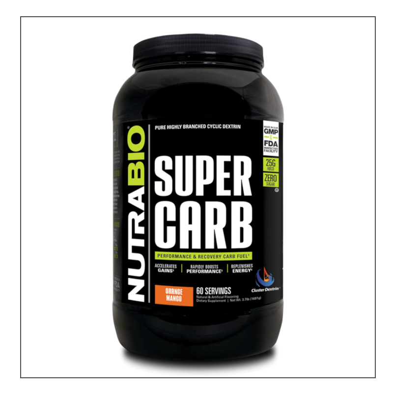 Orange Mango 60 serv Nutra Bio Super Carb Coalition Nutrition