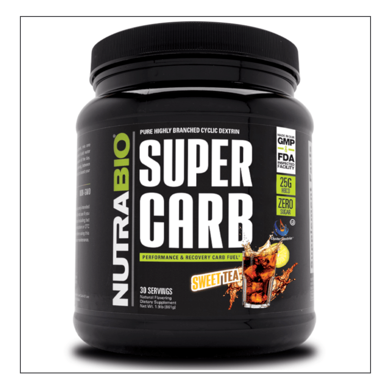 Sweet tea 30 serving Nutra Bio Super Carb Coalition Nutrition