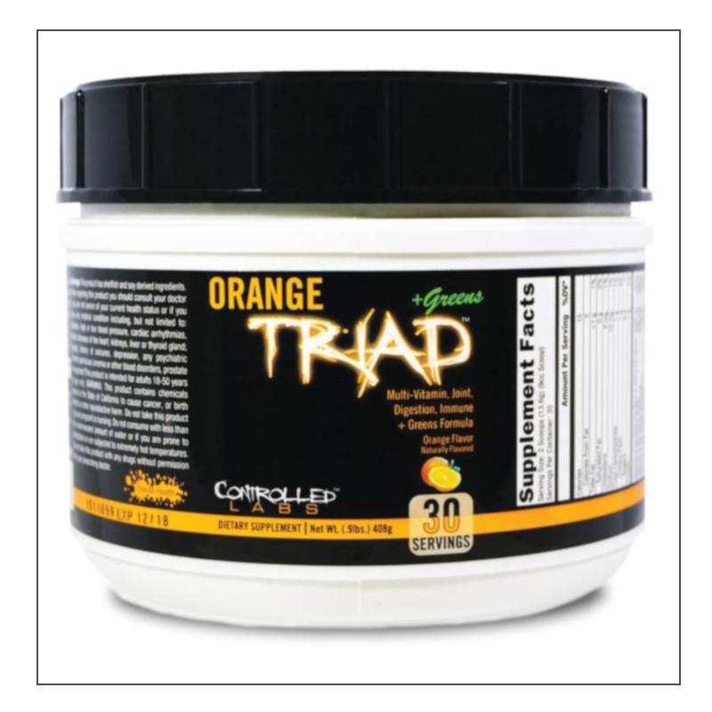 Orange Flavor Controlled Labs Orange Triad Powder + Greens CoalitionNutrition