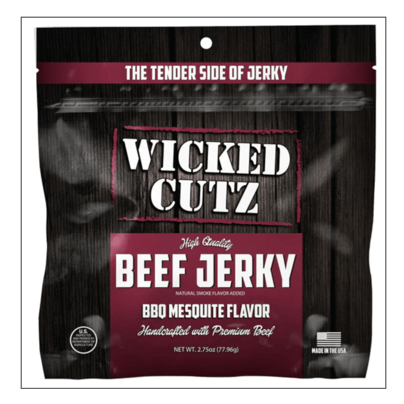 BBQ Mesquite Flavor Wicked Cutz Beef Jerky Coalition Nutrition